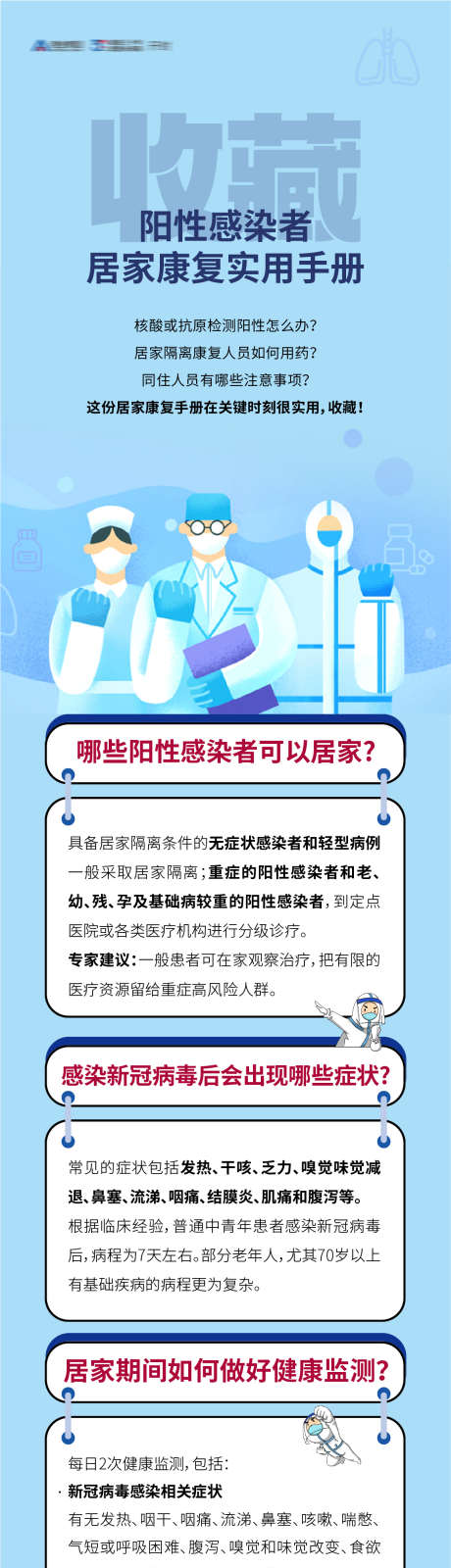 新冠病毒阳性居家指导指南手册微信长图_源文件下载_PSD格式_1157X13775像素-长图,微信,手册,指导指南,居家,阳性,病毒,新冠-作品编号:2022121314245063-素材库-www.sucai1.cn