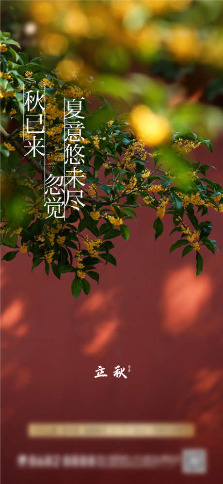 桂花立秋秋分海报_源文件下载_AI格式_1276X2761像素-海报,中秋,秋分,立秋,桂花-作品编号:2023030612591665-素材库-www.sucai1.cn