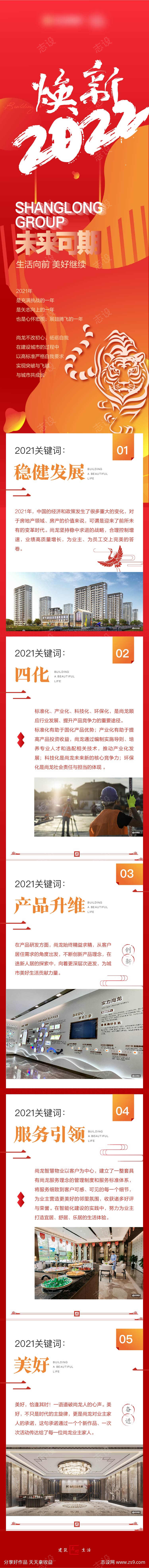 年终集团总结长图