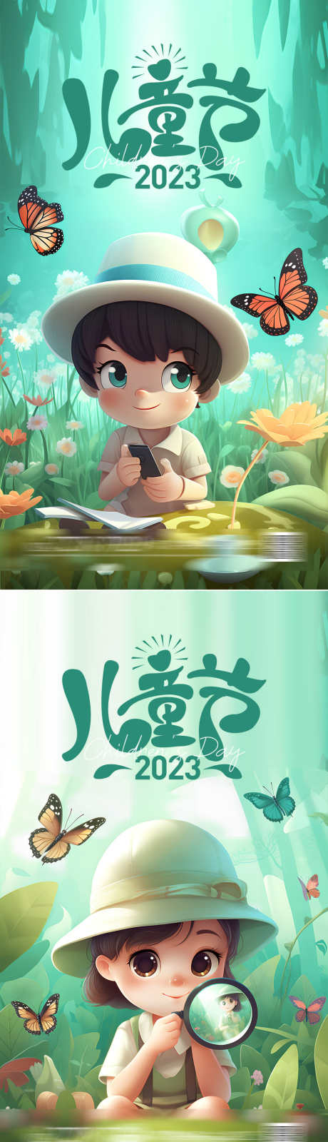 儿童节快乐_源文件下载_PSD格式_1080X3880像素-插画,六一,儿童节,儿童,男孩,女孩,卡通,森林,探险-作品编号:2023062309218526-志设-zs9.com