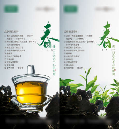 品茶活动海报_源文件下载_2250X2436像素-调性,清爽,绿色,春,饮品,中式,叶子,活动,古典,茶-作品编号:2023062813362264-志设-zs9.com