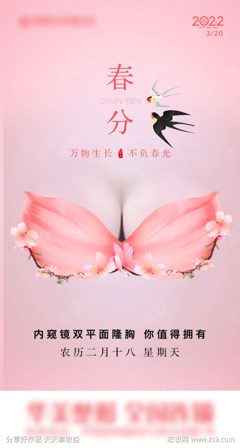 医美春分桃花胸