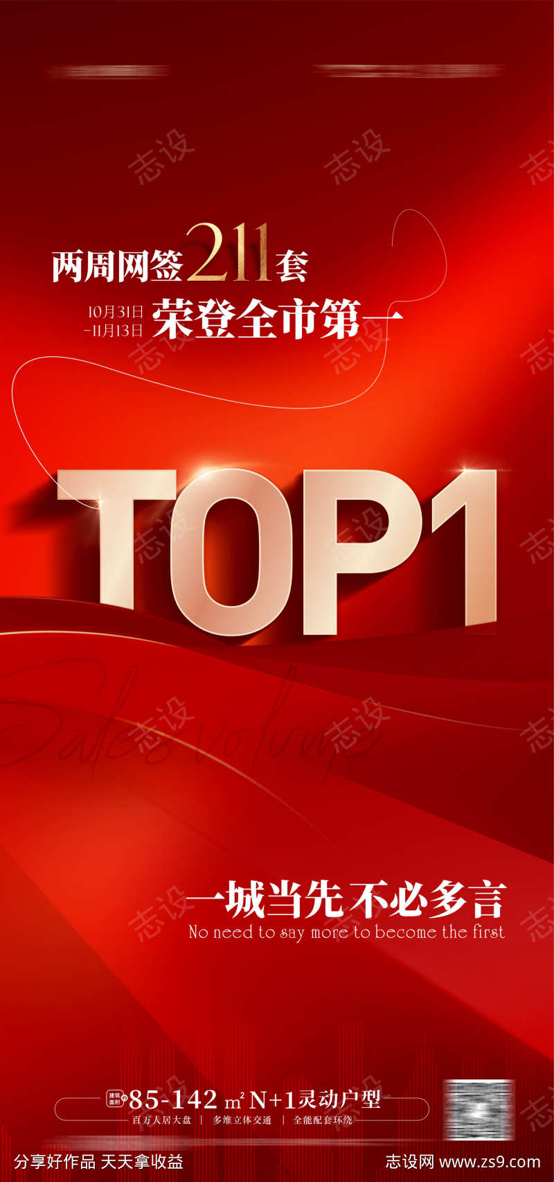 TOP1第一热销海报