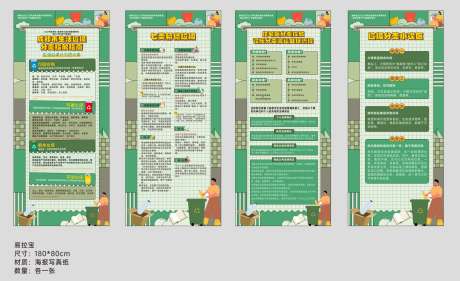 垃圾分类宣传_源文件下载_CDR格式_2000X800像素-文明,城市,展架,垃圾,分类-作品编号:2023101810527183-志设-zs9.com