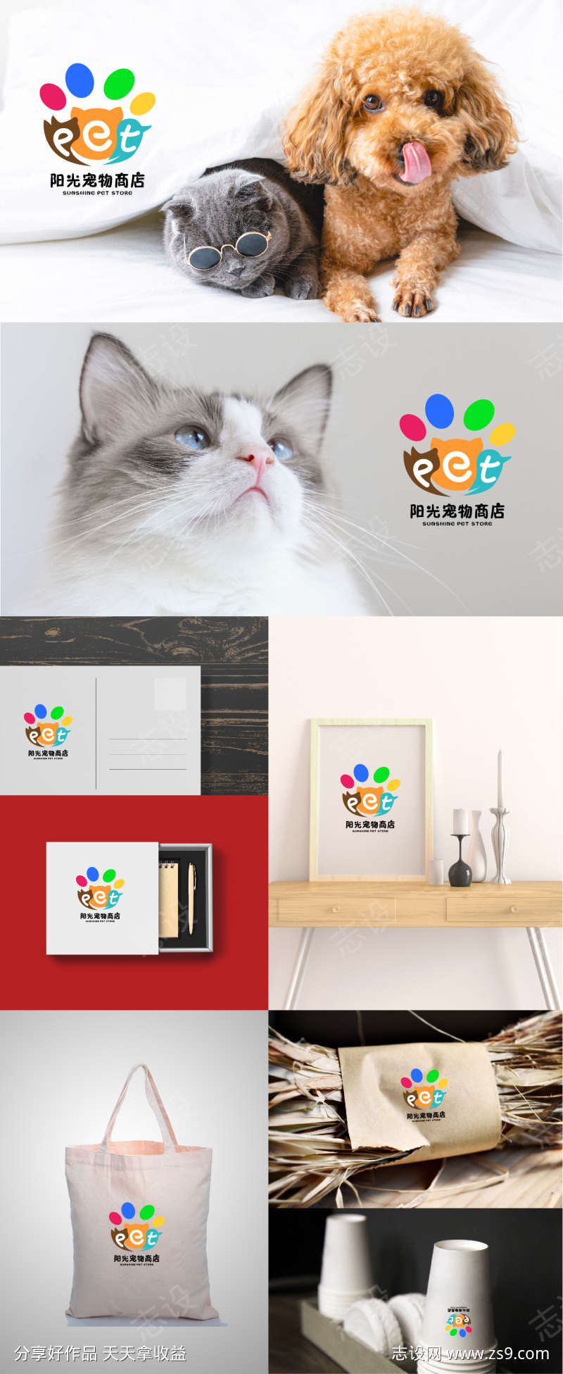 宠物logo设计提案