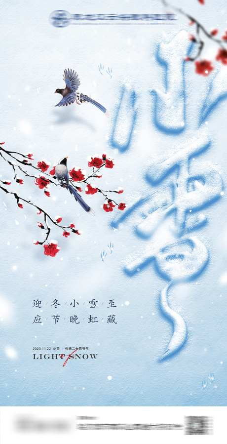 眼科医院小雪节气单图_源文件下载_1080X2110像素-高级,简约,,,海报,,节日,节气,小雪,医疗,医院,眼科-作品编号:2023111709398868-志设-zs9.com