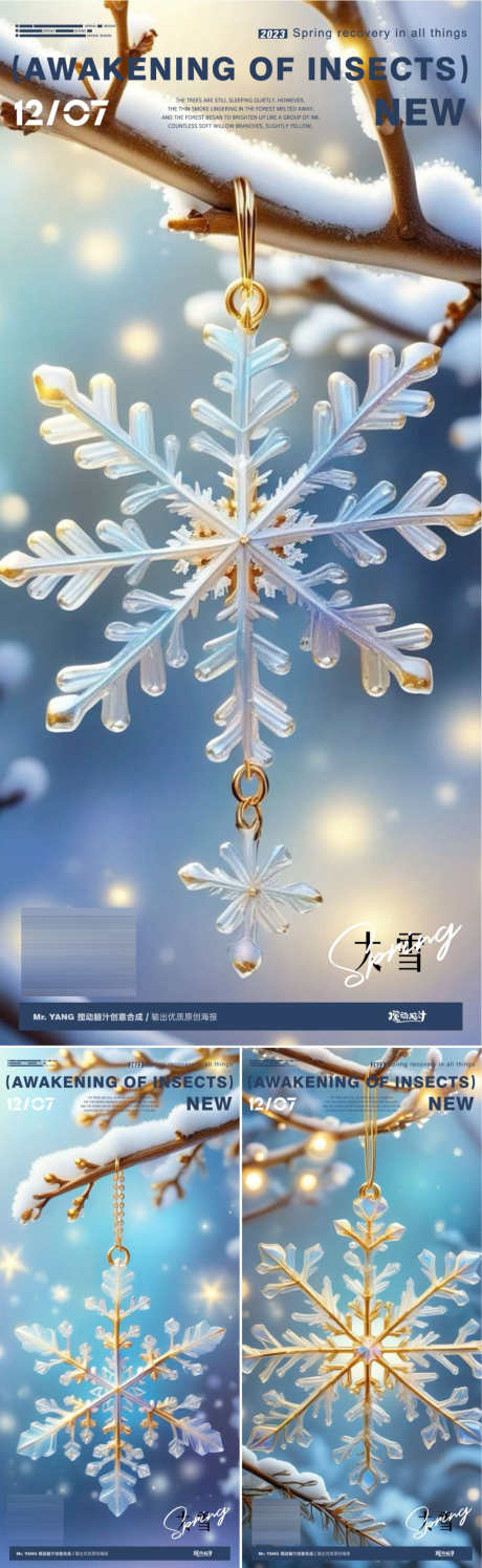 AI大雪节气系列海报_源文件下载_PSD格式_1169X3798像素-奇幻,树枝,大雪,系列,节气,雪花,地产,海报-作品编号:2023120211207885-志设-zs9.com