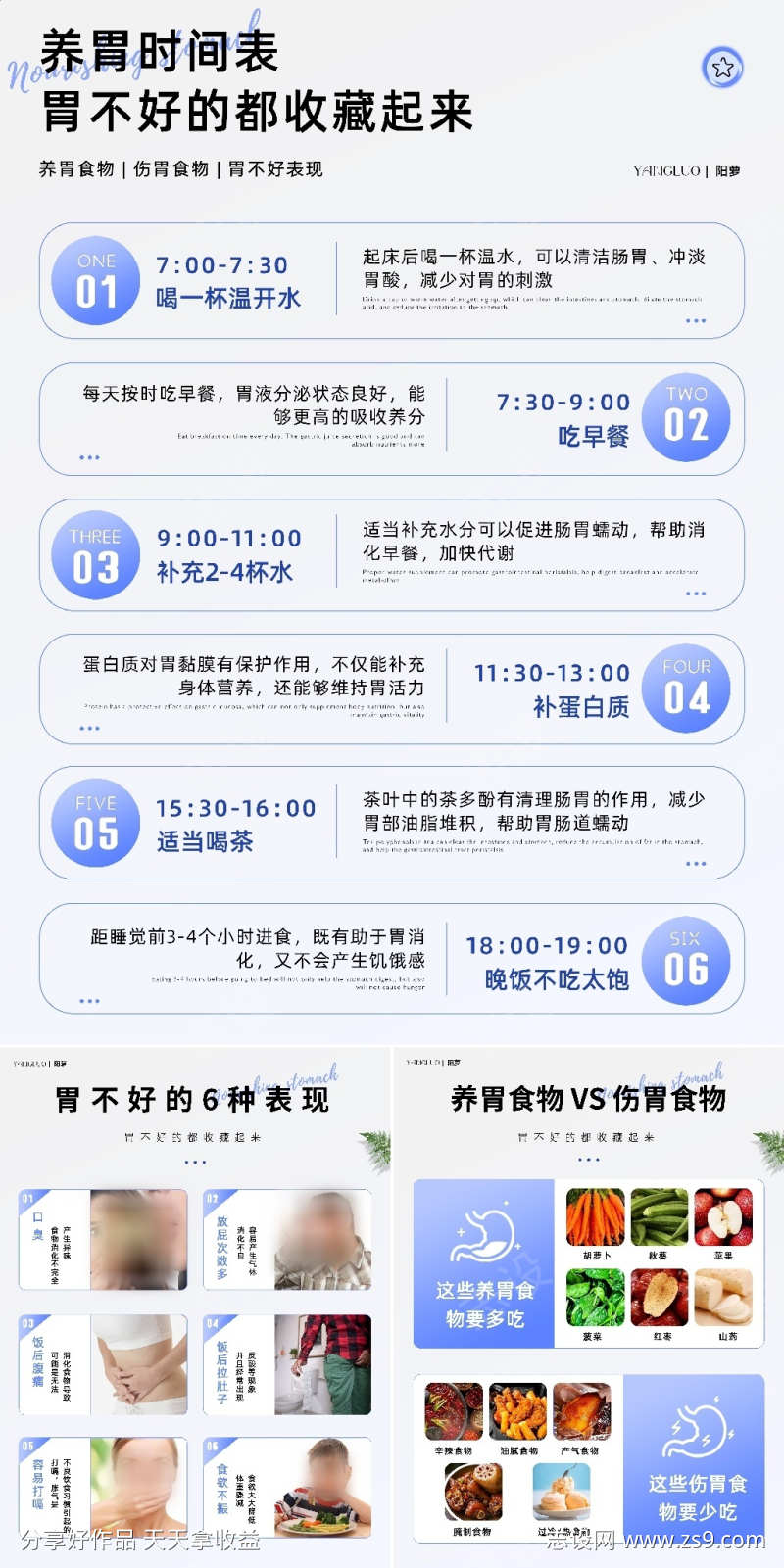 养胃时间表设计