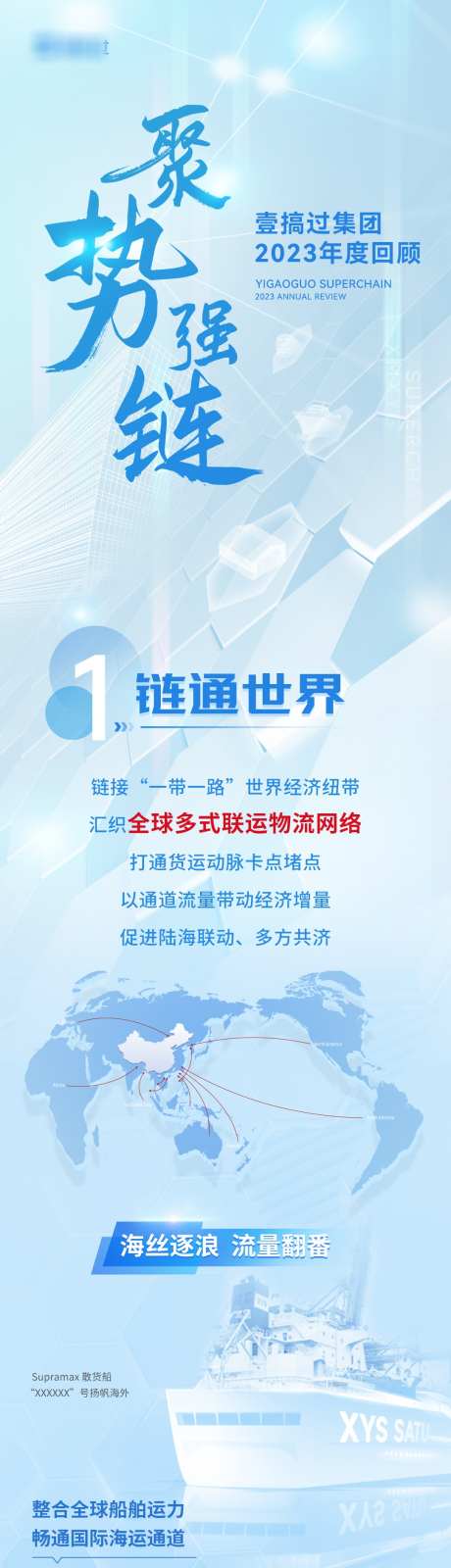 企业年度回顾长图_源文件下载_PSD格式_1080X8373像素-可视化,集装箱,海丝,一路一带,班列,轮船,物流,供应链,未来,科技,年终总结,年度回顾,企业,长图,海报-作品编号:2023122321217180-志设-zs9.com