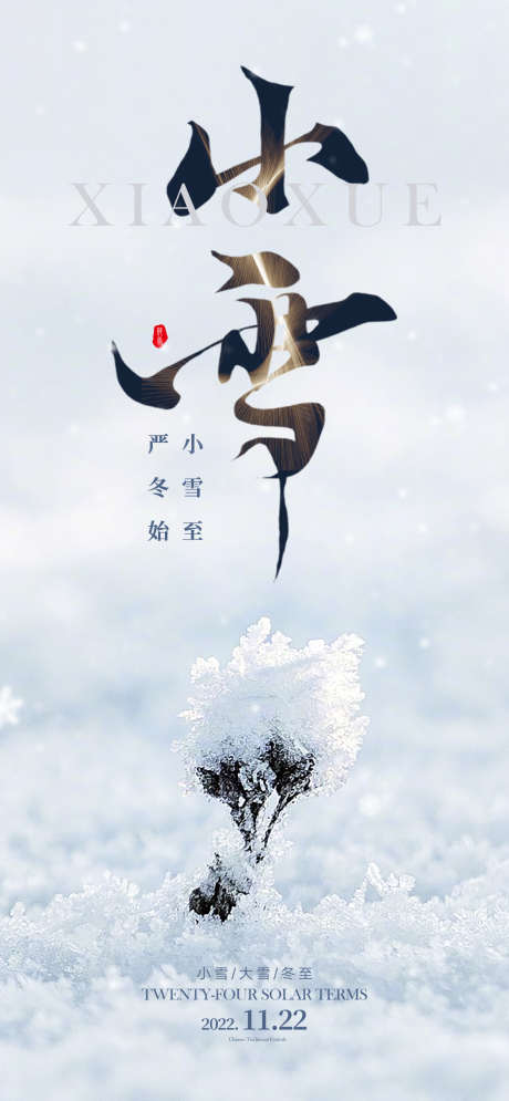 二十四节气小雪_源文件下载_PSD格式_1170X2532像素-高级,海报,小雪,二十四节气-作品编号:2024010711351984-素材库-www.sucai1.cn