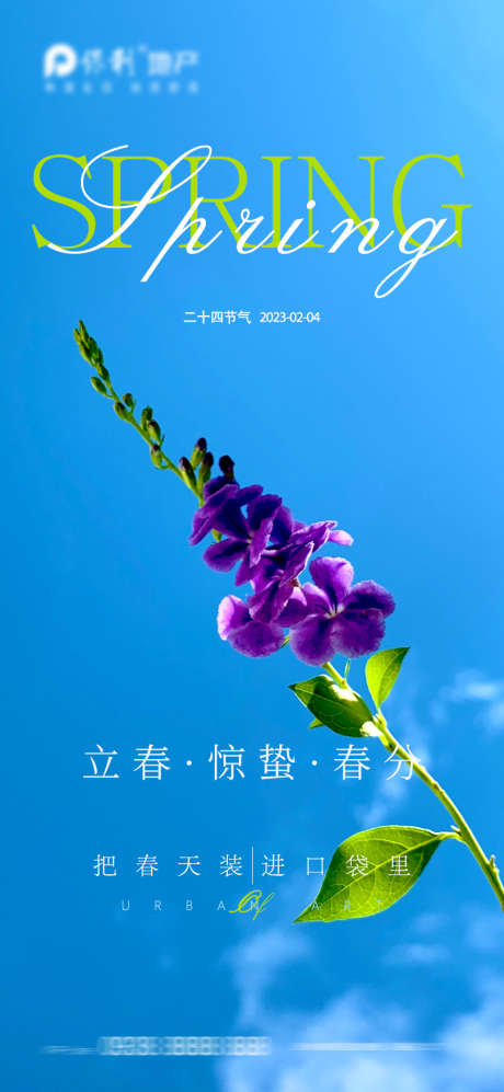 立春惊蛰春分海报_源文件下载_PSD格式_810X1755像素-春季,小清新,简约,蓝天,花枝,春分,惊蛰,立春,二十四节气,海报-作品编号:2024012114197770-志设-zs9.com