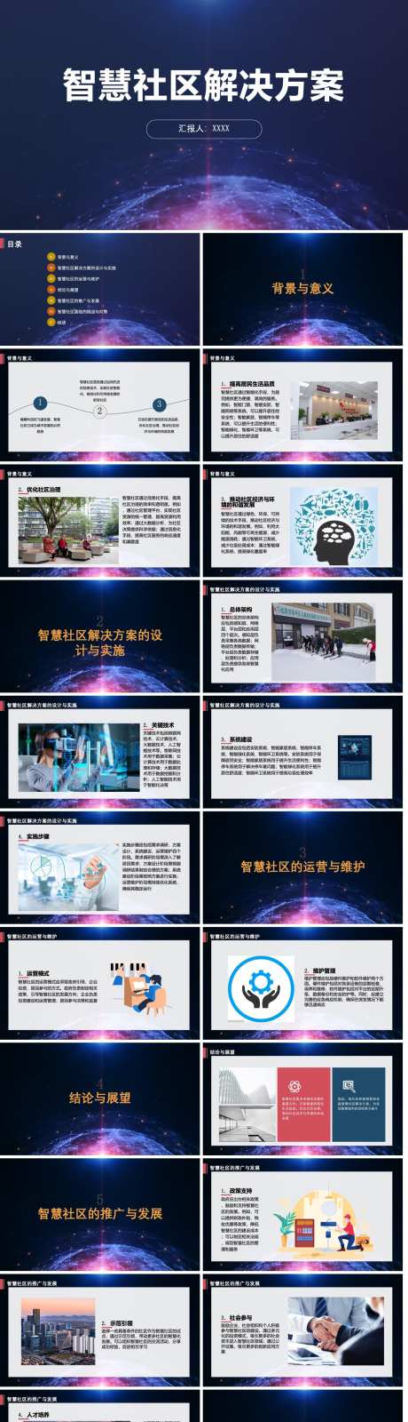 智慧社区解决方案ppt_源文件下载_其他格式格式_1400X6736像素-智慧社区ppt,科技ppt,ppt,智慧方案,智慧,社区ppt,社区,社区方案,智慧社区-作品编号:2024022415259367-素材库-www.sucai1.cn