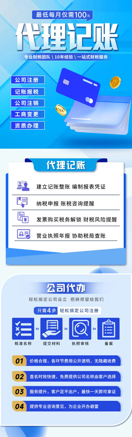 代理记账长图_源文件下载_PSD格式_750X2478像素-审核,蓝色,长图,代理记账,记账,代理-作品编号:2024031414525882-素材库-www.sucai1.cn