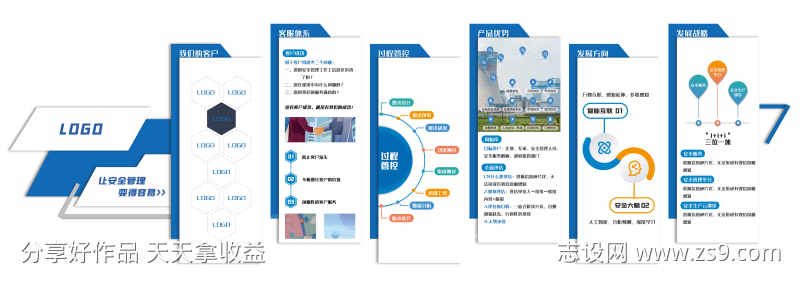 公司大气企业文化墙