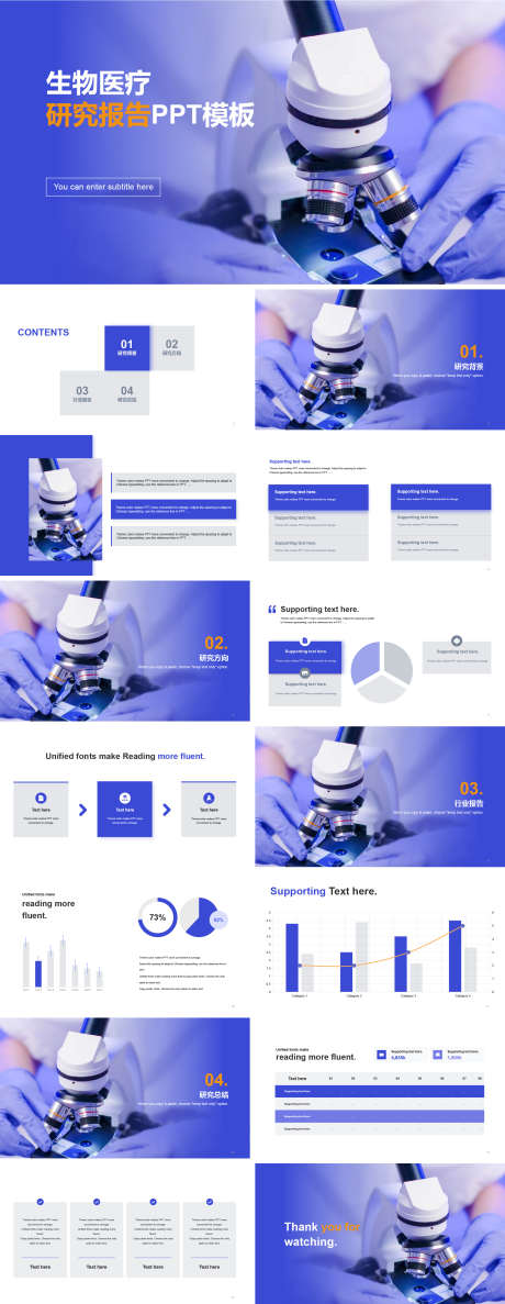 生物医疗研究报告PPT模板._源文件下载_其他格式格式_1940X5008像素-检测,基因,研究,学术,研究报告,医生,医院,医疗,生物,PPT-作品编号:2024032212451276-素材库-www.sucai1.cn