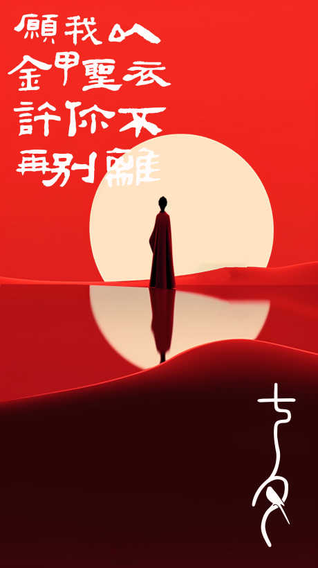 七夕极简红色海报_源文件下载_1900X3388像素-背影,大话西游,沙漠,夕阳,红色,极简,七夕-作品编号:2024041112416950-素材库-www.sucai1.cn