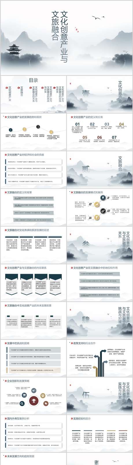 文化创意产业与文旅融合PPT_源文件下载_其他格式格式_1212X4446像素-中国风,融合,文旅,产业,创意,文化,PPT-作品编号:2024041413092418-素材库-www.sucai1.cn