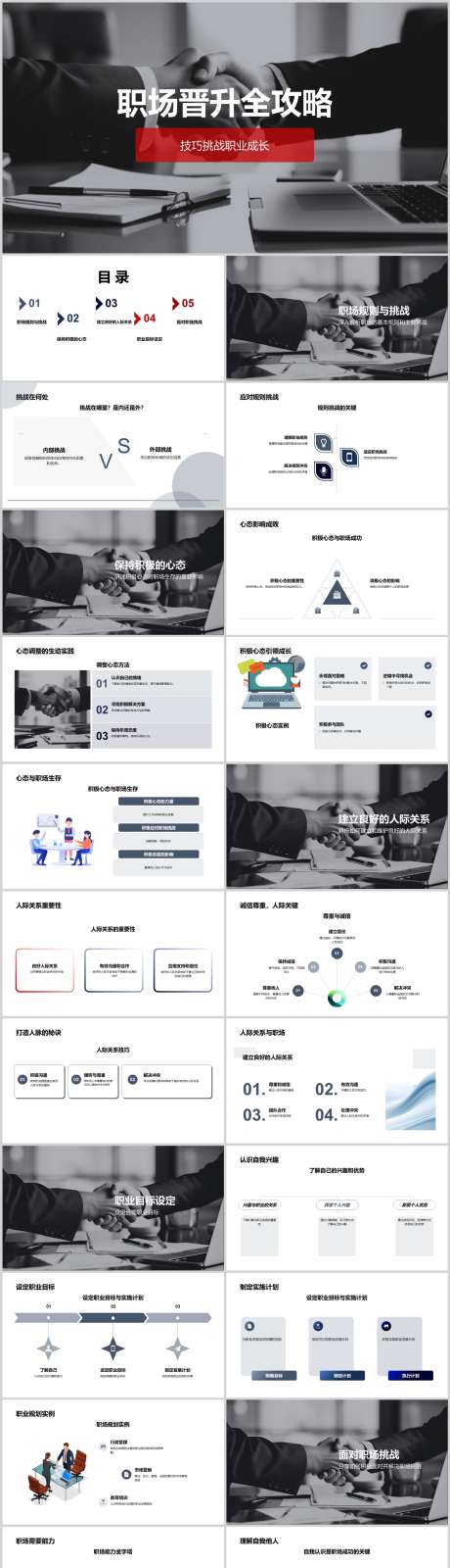 职场晋升全攻略PPT_源文件下载_其他格式格式_1212X4788像素-技能,全攻略,晋升,职场,PPT,企业,员工-作品编号:2024041400308216-志设-zs9.com