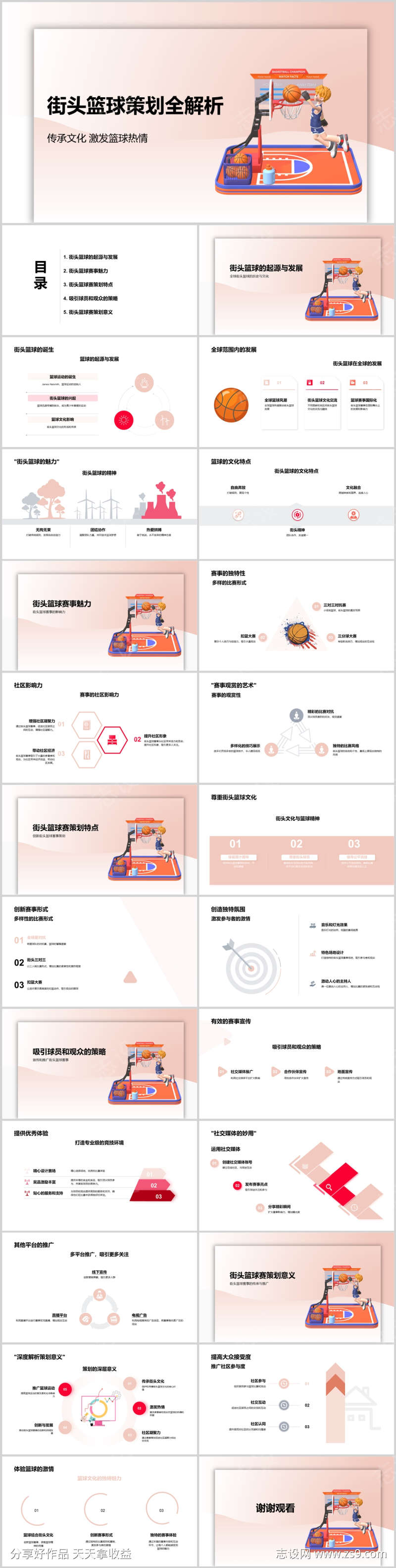 街头篮球策划全解析PPT
