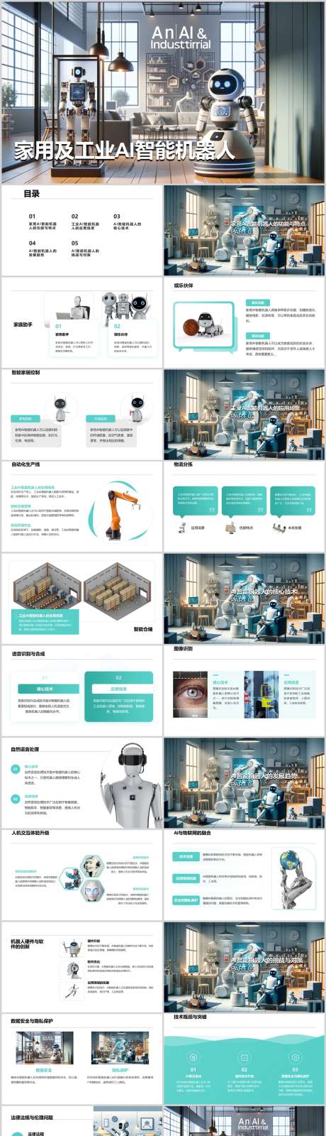 家用及工业AI智能机器人PPT_源文件下载_其他格式格式_1212X4446像素-技术,机器人,智能,工业,家用,PPT-作品编号:2024041812449521-志设-zs9.com