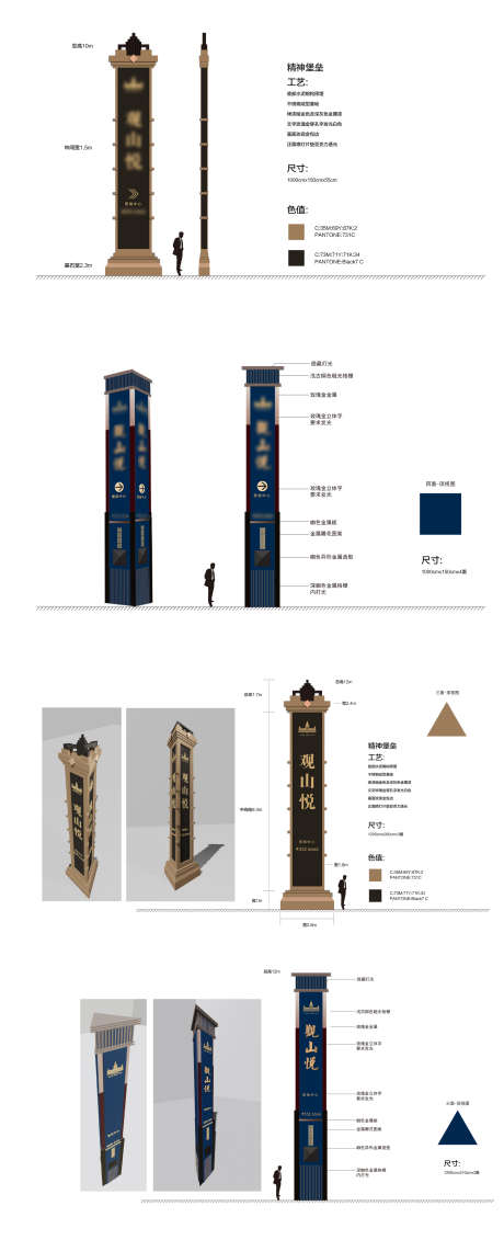 精神堡垒导视_源文件下载_AI格式_3000X7375像素-精神,堡垒,地产,会所,商业,中式,中心,营销,指引,法式,城堡,欧式,立柱,导视,堡垒,精神-作品编号:2024042411412120-素材库-www.sucai1.cn